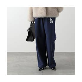 SPORTY＆RICH スウェットパンツ LA Serif Wide PA071714669 （BL106/DarkNavy-ネイビー）