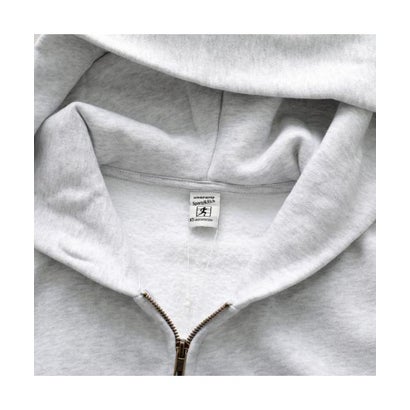 SPORTY＆RICH パーカー LA Serif Zip Hoodie ST094714669 （GY03/Heather-Gray/グレー）｜詳細画像