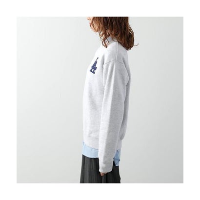スポーティアンドリッチ Sporty&Rich SPORTY＆RICH トレーナー LA Serif Crewneck ST098714669 （GY03/Heather-Gray/グレー）｜詳細画像