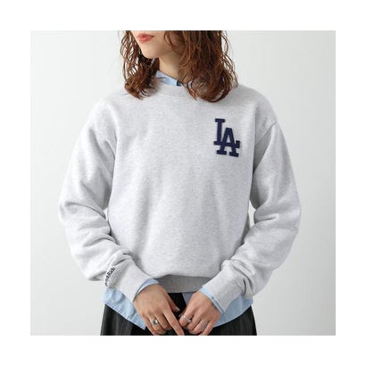 スポーティアンドリッチ Sporty&Rich SPORTY＆RICH トレーナー LA Serif Crewneck ST098714669 （BL106/Dark-Navy/ネイビー）｜詳細画像