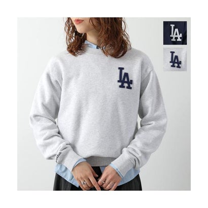 スポーティアンドリッチ Sporty&Rich SPORTY＆RICH トレーナー LA Serif Crewneck ST098714669 （BL106/Dark-Navy/ネイビー）｜詳細画像