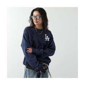 SPORTY＆RICH トレーナー LA Serif Crewneck ST098714669 （BL106/Dark-Navy/ネイビー）