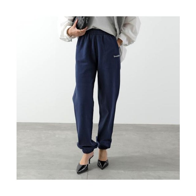 SPORTY＆RICH スウェットパンツ Brianno Serif PA08784300 （BL106/Dark-Navy）