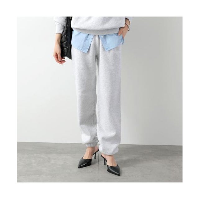 SPORTY＆RICH スウェットパンツ Brianno Serif PA08784300 （GY03/Heather-Gray）