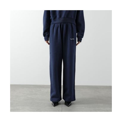スポーティアンドリッチ Sporty&Rich SPORTY＆RICH パンツ Blakely Serif Logo Wide PA08884300 （BL106/Dark-Navy/ネイビー）｜詳細画像