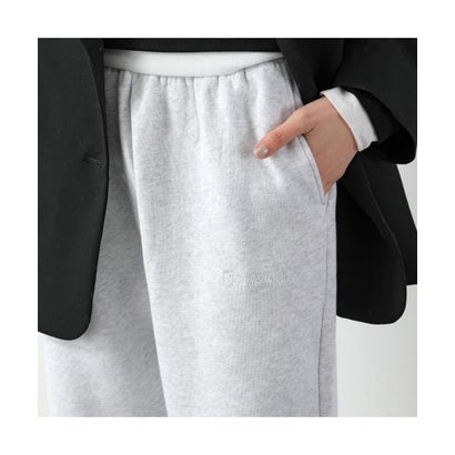 スポーティアンドリッチ Sporty&Rich SPORTY＆RICH パンツ Blakely Serif Logo Wide PA08884300 （GY03/Heather-Gray/グレー）｜詳細画像