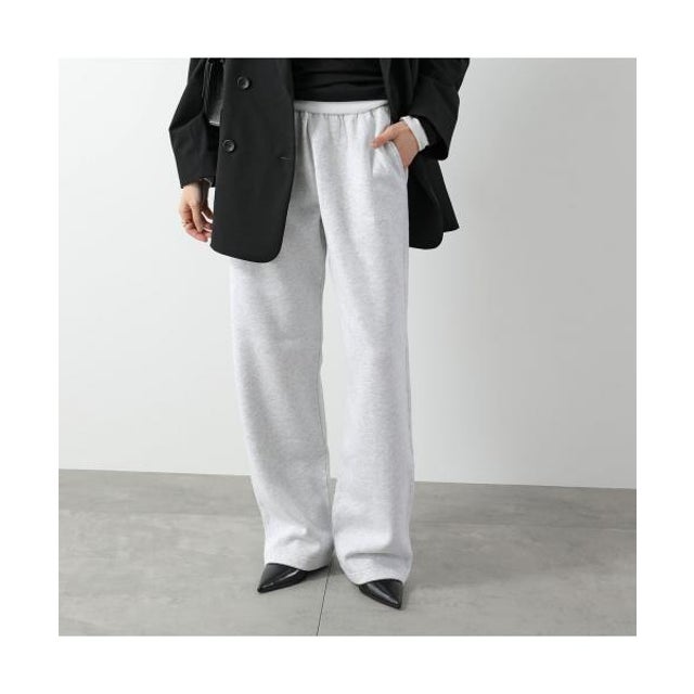 SPORTY＆RICH パンツ Blakely Serif Logo Wide PA08884300 （GY03/Heather-Gray/グレー）