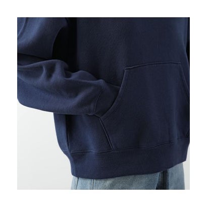 SPORTY＆RICH パーカー Elaine Serif Logo Hoodie ST11084300 （BL106/DarkNavy/ネイビー）｜詳細画像