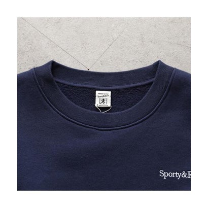 スポーティアンドリッチ Sporty&Rich SPORTY＆RICH トレーナー Serif Logo Embroidered ST10584300 （BL106/Dark-Navy/ネイビー）｜詳細画像