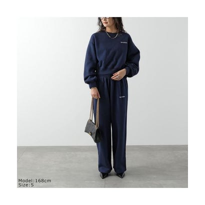 スポーティアンドリッチ Sporty&Rich SPORTY＆RICH トレーナー Serif Logo Embroidered ST10584300 （BL106/Dark-Navy/ネイビー）｜詳細画像