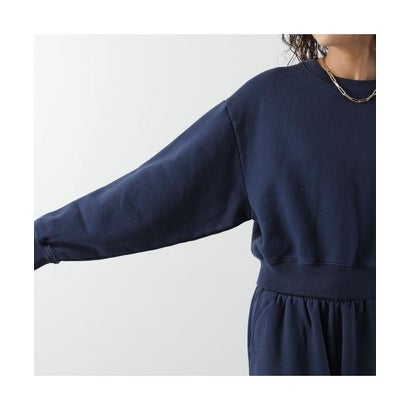 スポーティアンドリッチ Sporty&Rich SPORTY＆RICH トレーナー Serif Logo Embroidered ST10584300 （BL106/Dark-Navy/ネイビー）｜詳細画像
