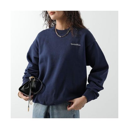 スポーティアンドリッチ Sporty&Rich SPORTY＆RICH トレーナー Emmett Serif Crewneck ST10384300 （GY03/Heather-Gray）｜詳細画像