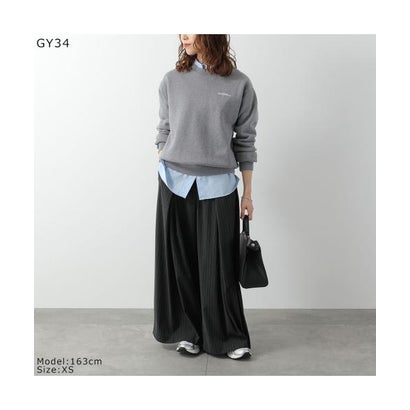 スポーティアンドリッチ Sporty&Rich SPORTY＆RICH トレーナー Emmett Serif Crewneck ST10384300 （GY03/Heather-Gray）｜詳細画像