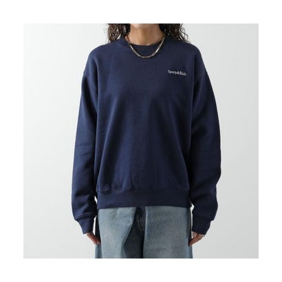 スポーティアンドリッチ Sporty&Rich SPORTY＆RICH トレーナー Emmett Serif Crewneck ST10384300 （GY03/Heather-Gray）｜詳細画像