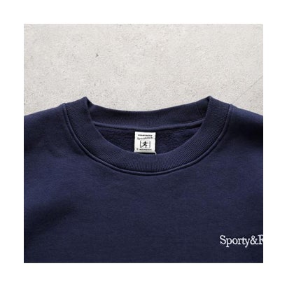 スポーティアンドリッチ Sporty&Rich SPORTY＆RICH トレーナー Emmett Serif Crewneck ST10384300 （GY34/Medium-Heather-Gray）｜詳細画像