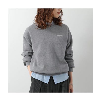 スポーティアンドリッチ Sporty&Rich SPORTY＆RICH トレーナー Emmett Serif Crewneck ST10384300 （GY34/Medium-Heather-Gray）｜詳細画像