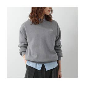 SPORTY＆RICH トレーナー Emmett Serif Crewneck ST10384300 （GY34/Medium-Heather-Gray）