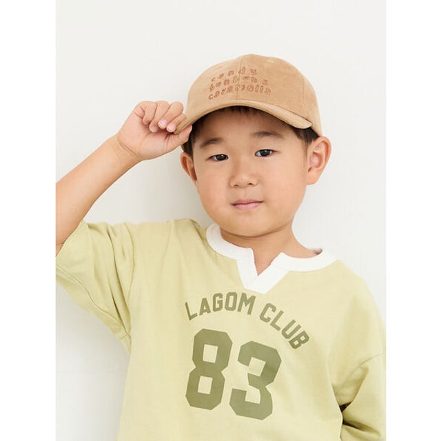 ロゴ刺繍CAP （ベージュ）