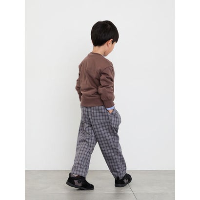 パンダ刺繍ロゴトレーナー （サックスブルー）｜詳細画像