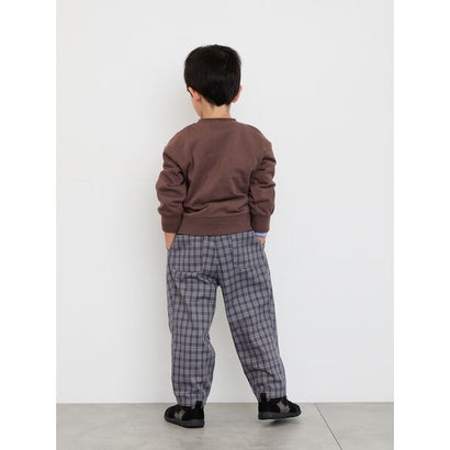 パンダ刺繍ロゴトレーナー （サックスブルー）｜詳細画像