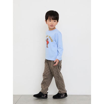 柄アソートカットテーパードパンツ （ブルー）｜詳細画像