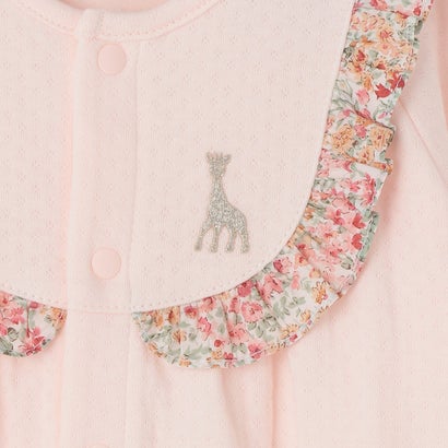 キリンノソフィー Sophie la girafe 小花柄フリル2WAYオール （ピンク）｜詳細画像