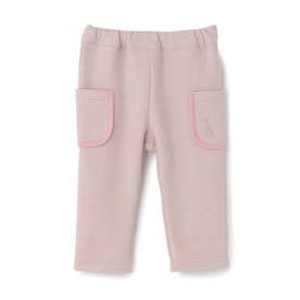 ワッフルロングパンツ （ピンク）