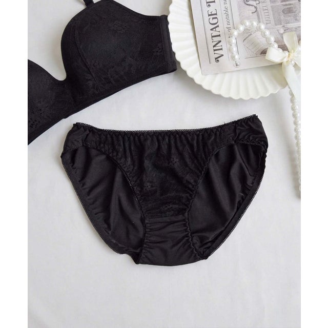 なめらかFITショーツ-PlusMore★- （BLACK）