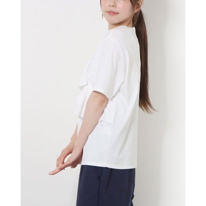 センソユニコ Sensounico　LrdR New Normal RAW FUDGE　タタミフリルデザインTシャツ｜詳細画像