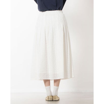 センソユニコ Sensounico Lucruca 刺繍レーススカート （ホワイト）｜詳細画像