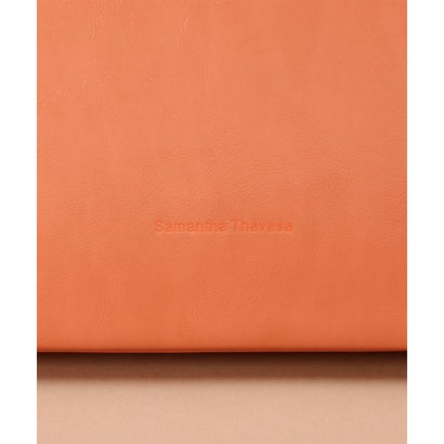 サマンサタバサ Samantha Thavasa 巾着ショルダーバッグ 大サイズ (オレンジ)｜詳細画像