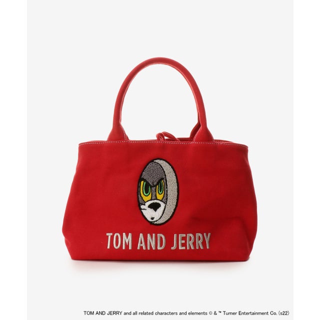 
                  「トムとジェリー」コレクション トートバッグ 小サイズ (レッド)