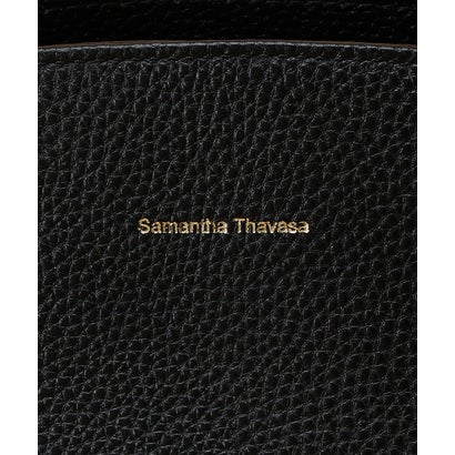 サマンサタバサ Samantha Thavasa サイドリボンレザートートバッグ 小サイズ (ブラック)｜詳細画像