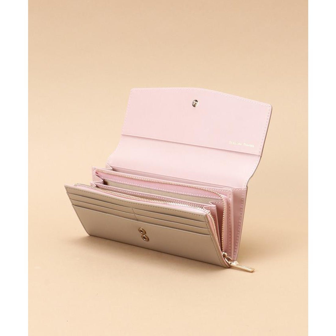新品未使用 サマンサタバサ　グレージュ　長財布　スマートバイカラー サマンサタバサ Samantha Thavasa スマートバイカラー 長財布