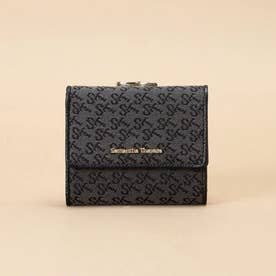 サマンサタバサ Samantha Thavasa ST Jacquard 三つ折り口金財布