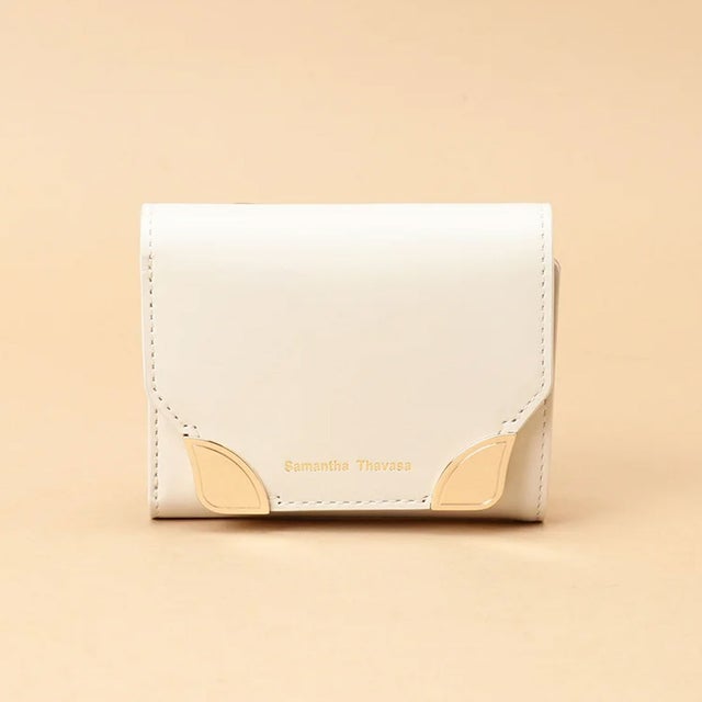 
                    フラップデザイン 折財布 (オフホワイト)