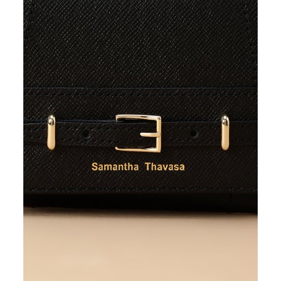 サマンサタバサ Samantha Thavasa ベルトデザイン 三つ折り財布 (グレージュ)｜詳細画像