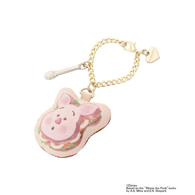 ディズニー『Nuiパン』コレクション「ピグレット」バッグチャーム (ゴールド)