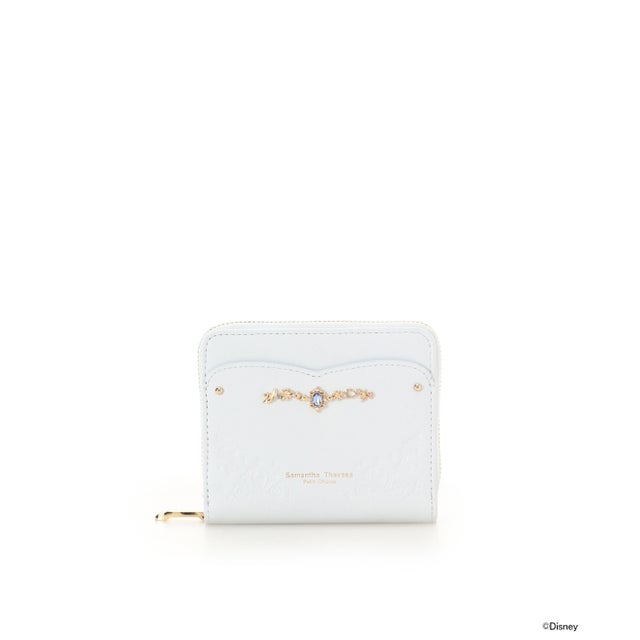 「ディズニープリンセスコレクション」折財布（シンデレラ） (ライトブルー)