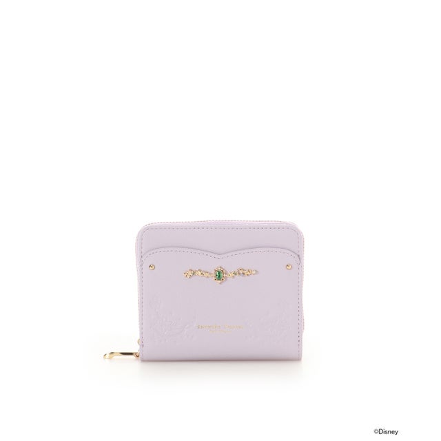 「ディズニープリンセスコレクション」折財布（ジャスミン） (ライラック)