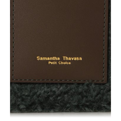 サマンサタバサプチチョイス Samantha Thavasa Petit Choice ボアデザイン iPhone12-12proケース (カーキ)｜詳細画像