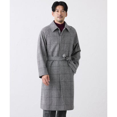 サンヨーコート SANYOCOAT ＜Premium Rain Wool＞ベルテッドバルマカーンコート （グレー）｜詳細画像