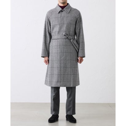 サンヨーコート SANYOCOAT ＜Premium Rain Wool＞ベルテッドバルマカーンコート （グレー）｜詳細画像