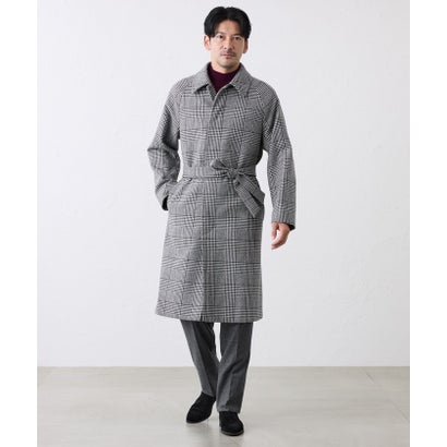 サンヨーコート SANYOCOAT ＜Premium Rain Wool＞ベルテッドバルマカーンコート （ブラック）｜詳細画像