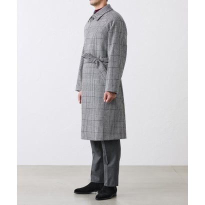 サンヨーコート SANYOCOAT ＜Premium Rain Wool＞ベルテッドバルマカーンコート （ブラック）｜詳細画像