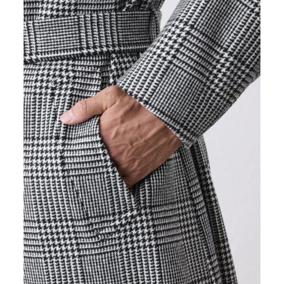 サンヨーコート SANYOCOAT ＜Premium Rain Wool＞ベルテッドバルマカーンコート （ブラック）｜詳細画像