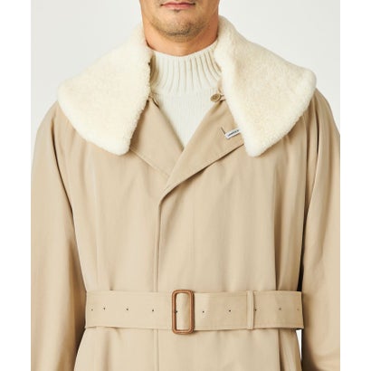 サンヨーコート SANYOCOAT ＜Maison MIHARA YASUHIRO×SANYOCOAT＞ベルテッドバルマカーンコート （ベージュ）｜詳細画像