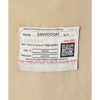 サンヨーコート SANYOCOAT ＜Maison MIHARA YASUHIRO×SANYOCOAT＞ベルテッドバルマカーンコート （ベージュ）｜詳細画像