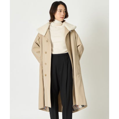 サンヨーコート SANYOCOAT ＜Maison MIHARA YASUHIRO×SANYOCOAT＞ベルテッドバルマカーンコート （ベージュ）｜詳細画像
