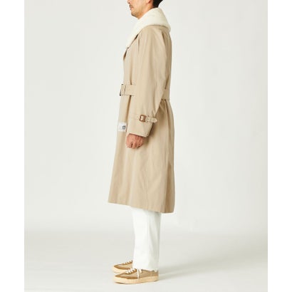 サンヨーコート SANYOCOAT ＜Maison MIHARA YASUHIRO×SANYOCOAT＞ベルテッドバルマカーンコート （ネイビー）｜詳細画像
